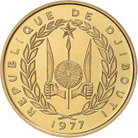 Monnaie, Djibouti, 20 Francs, 1977, Paris, ESSAI, FDC, Bronze-Aluminium, KM:E5 - Gibuti