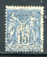 FRANCE- Y&T N°101- Oblitéré (très Belle Oblitération De ORANGE!!!) - 1898-1900 Sage (Type III)