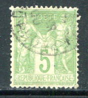 FRANCE- Y&T N°106- Oblitéré - 1898-1900 Sage (Type III)