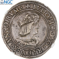 Monnaie, Italie, Louis XII, Grosso Regale Da 18 Soldi, 1505-1508, Milan, NGC - 1498-1515 Louis XII