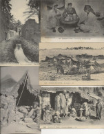 SCENES ET TYPES -ALGERIE - LOT DE 17 CARTES DIVERSES DONT ANIMEES --ANNEES 1920 - Szenen