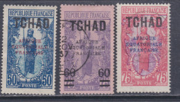 Tchad  N° 31 / 33 O Partie De Série : Timbres Du Congo Surchargés : Les 2 Valeurs Oblitérées TB - Gebraucht