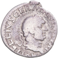 Monnaie, Vitellius, Denier, 69, Rome, TB+, Argent, RIC:73 - Les Flaviens (69 à 96)