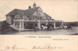 Belgique - Ostende - Royal Golf Club - Attelage - Animé - Editeur Lebon  - Carte Postale Ancienne - Oostende