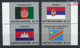 UNO - New York 1400-1403 (kompl.Ausg.) Postfrisch 2014 Flaggen UNO Mitgliedstaaten (10049272 - Neufs
