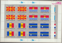UNO - New York 862Klb-869Klb Kleinbogen (kompl.Ausg.) Postfrisch 2001 Flaggen Der UNO-Staaten (10050753 - Ungebraucht