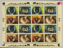 UNO - New York 1045-1048 Kleinbogen (kompl.Ausg.) Postfrisch 2007 Primaten (10050740 - Ungebraucht
