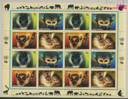 UNO - New York 1045-1048 Kleinbogen (kompl.Ausg.) Postfrisch 2007 Primaten (10050741 - Ungebraucht