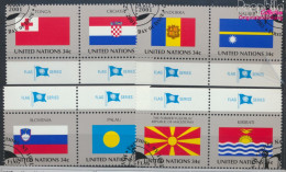 UNO - New York 862-869 (kompl.Ausg.) Gestempelt 2001 Flaggen Der UNO-Staaten (10064359 - Usati