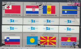 UNO - New York 862-869 (kompl.Ausg.) Gestempelt 2001 Flaggen Der UNO-Staaten (10064360 - Gebruikt