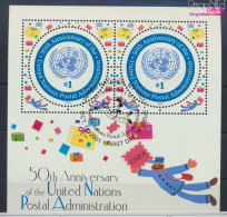 UNO - New York Block21 (kompl.Ausg.) Gestempelt 2001 50 Jahre Postverwaltung (10064341 - Used Stamps