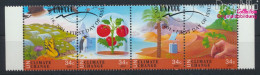 UNO - New York 884-887 Viererstreifen (kompl.Ausg.) Gestempelt 2001 Klimaänderung (10064329 - Used Stamps