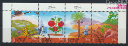 UNO - New York 884-887 Viererstreifen (kompl.Ausg.) Gestempelt 2001 Klimaänderung (10064330 - Used Stamps