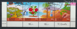 UNO - New York 884-887 Viererstreifen (kompl.Ausg.) Gestempelt 2001 Klimaänderung (10064331 - Used Stamps