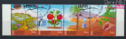 UNO - New York 884-887 Viererstreifen (kompl.Ausg.) Gestempelt 2001 Klimaänderung (10064335 - Used Stamps