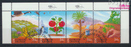 UNO - New York 884-887 Viererstreifen (kompl.Ausg.) Gestempelt 2001 Klimaänderung (10064336 - Used Stamps