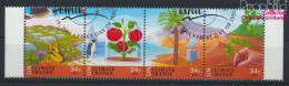 UNO - New York 884-887 Viererstreifen (kompl.Ausg.) Gestempelt 2001 Klimaänderung (10064338 - Used Stamps