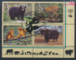 UNO - New York 946-949 Viererblock (kompl.Ausg.) Gestempelt 2004 Säugetiere (10064232 - Used Stamps