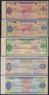 British India 1900 Different 4v Punjab National Bank Specimen Travellers Cheques (**) Inde Indien - Chèques & Chèques De Voyage