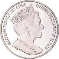 Monnaie, Îles Vierges Britanniques, Dollar, 2019, Franklin Mint, 2ème Guerre - Islas Vírgenes Británicas