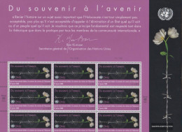 UN - Geneva 587Klb Sheetlet (complete Issue) Unmounted Mint / Never Hinged 2008 Holocaust-Commemoration - Nuevos