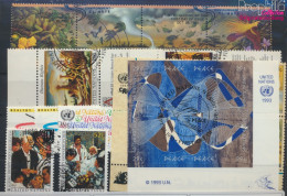 UNO - New York 642-660 (kompl.Ausg.) Jahrgang 1993 Komplett Gestempelt 1993 Senioren, WHO, Klima, Frieden U.a. (10063530 - Used Stamps