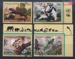 UNO - New York 856-859 (kompl.Ausg.) Gestempelt 2001 Gefährdete Arten: Fauna (10063513 - Used Stamps