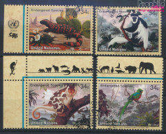 UNO - New York 856-859 (kompl.Ausg.) Gestempelt 2001 Gefährdete Arten: Fauna (10063514 - Used Stamps