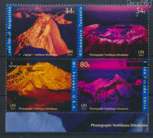 UNO - New York 896-899 Viererblock (kompl.Ausg.) Gestempelt 2002 Berge (10063490 - Used Stamps