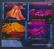 UNO - New York 896-899 Viererblock (kompl.Ausg.) Gestempelt 2002 Berge (10063491 - Used Stamps