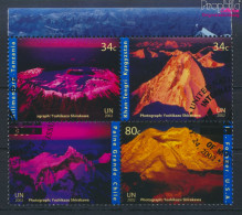 UNO - New York 896-899 Viererblock (kompl.Ausg.) Gestempelt 2002 Berge (10063494 - Used Stamps