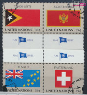 UNO - New York 1041-1044 (kompl.Ausg.) Gestempelt 2007 Flaggen (10063477 - Used Stamps