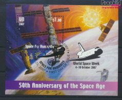 UNO - New York Block27I (kompl.Ausg.) Gestempelt 2007 Weltraumfahrt (10063465 - Gebraucht