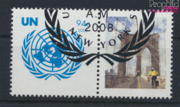 UNO - New York 1096Zf Mit Zierfeld (kompl.Ausg.) Gestempelt 2008 Grußmarke (10063457 - Gebruikt