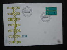 LIECHETENSTEIN SG 536 EUROPA 1971 - FDC