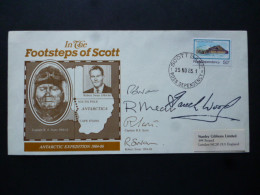 ROSS DEPENDENCY IN THE FOOTSTEPS OF SCOTT  ANTARCTIC EXPEDITION 1984-86 SIGNED ROBERT SWAN AT SCOTT BASE - Otros & Sin Clasificación