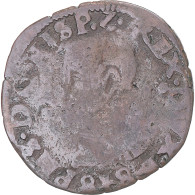 Monnaie, Pays-Bas Espagnols, Philippe II, Gigot, 1588, Maastricht, TB, Cuivre - …-1795 : Période Ancienne