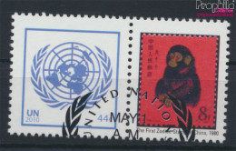 UNO - New York 1189Zf Mit Zierfeld (kompl.Ausg.) Gestempelt 2010 Grußmarke (10063418 - Used Stamps