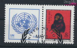 UNO - New York 1189Zf Mit Zierfeld (kompl.Ausg.) Gestempelt 2010 Grußmarke (10063423 - Used Stamps