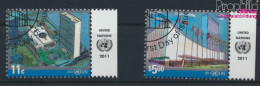 UNO - New York 1242-1243 (kompl.Ausg.) Gestempelt 2011 UNO-Gebäude (10063369 - Used Stamps