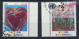 UNO - New York 1302-1303 (kompl.Ausg.) Gestempelt 2012 Autismus Besser Verstehen (10063308 - Used Stamps