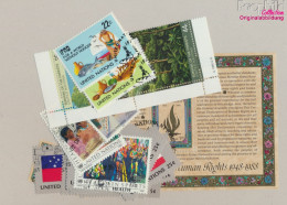 UNO - New York 544-569,Block10 (kompl.Ausg.) Jahrgang 1988 Komplett Gestempelt 1988 Menschenrechte, Wald, Spor (10050721 - Used Stamps