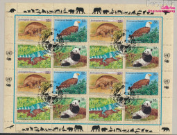 UNO - New York 681-684Klb Kleinbogen (kompl.Ausg.) Gestempelt 1995 Gefährdete Tiere (10050709 - Used Stamps