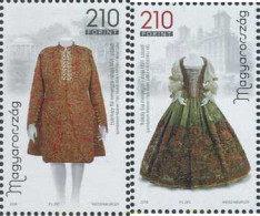 605437 MNH HUNGRIA 2018 HISTORIA DEL VESTIDO - Neufs