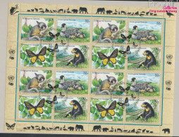 UNO - New York 767-770Klb Kleinbogen (kompl.Ausg.) Gestempelt 1998 Gefährdete Tiere (10050698 - Used Stamps