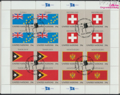 UNO - New York 1041-1044Klb Kleinbogen (kompl.Ausg.) Gestempelt 2007 Flaggen (10050679 - Used Stamps