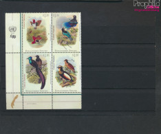 UNO - New York 1465-1468 Viererblock (kompl.Ausg.) Postfrisch 2015 Paradiesvögel (10049260 - Unused Stamps