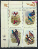 UNO - New York 1465-1468 Viererblock (kompl.Ausg.) Postfrisch 2015 Paradiesvögel (10049263 - Unused Stamps