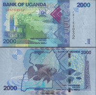 Uganda Pick-number: 50d Uncirculated 2017 2.000 Shillings - Oeganda
