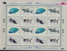 UNO - Wien 844-847Klb Kleinbogen (kompl.Ausg.) Postfrisch 2014 Fische (10050474 - Unused Stamps